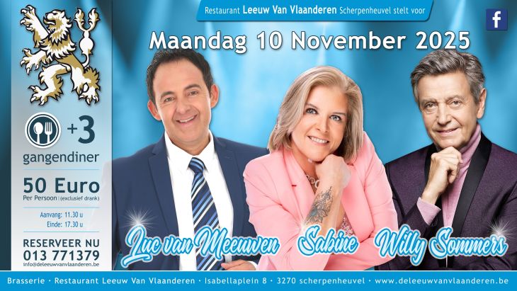 Luc van Meeuwen, Sabine & Willy Sommers
