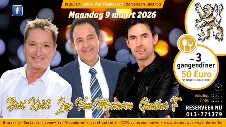 Bart Kaëll, Luc Van Meeuwen & Gunther F