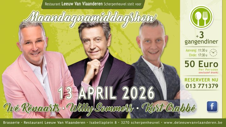 Ive Rénaarts, Willy Sommers & Kurt Crabbé Ive Rénaarts, Willy Sommers & Kurt Crabbé