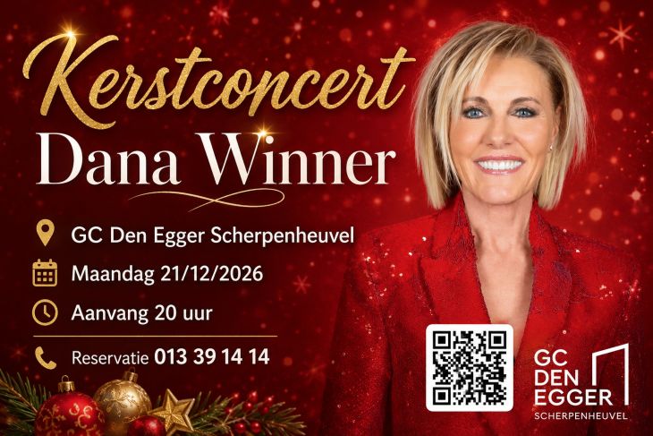Kerstconcert Dana Winner