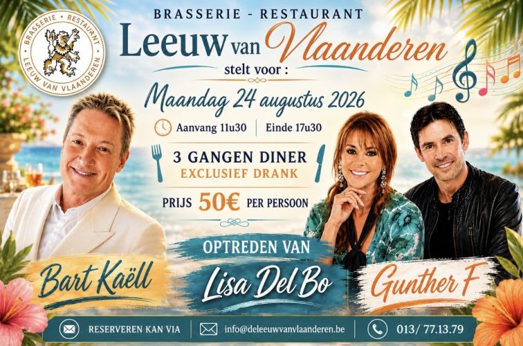 Bart Ka&euml;ll, Lisa Del Bo & Gunther F